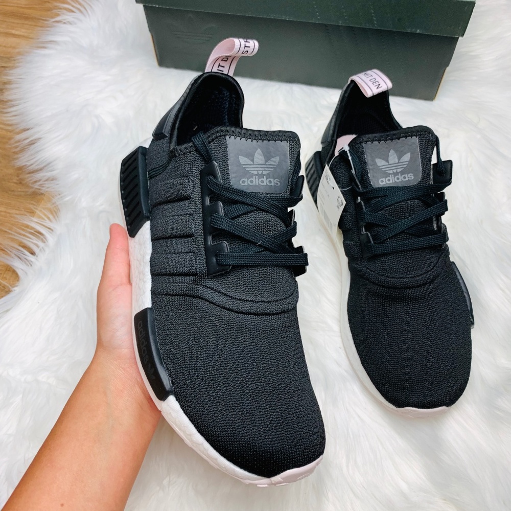 Adidas NMD R1 Core Black Orchid Tint - Picture 2 of 8